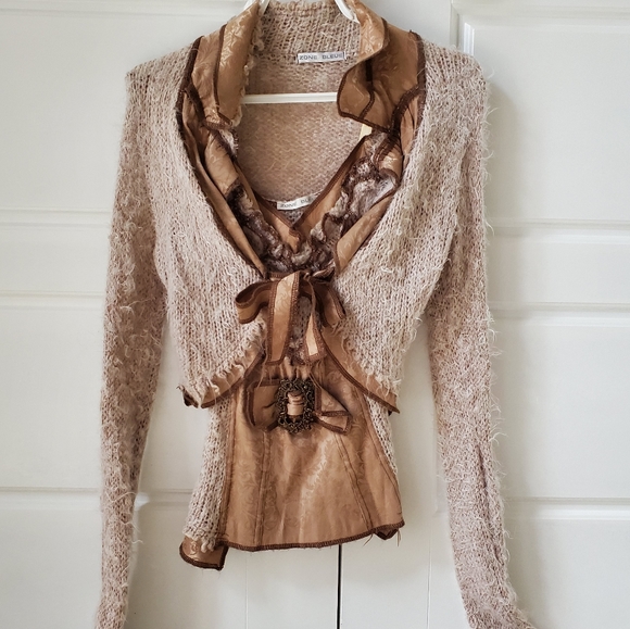 Vintage 2PC Blazer & Tank Top - Picture 1 of 3